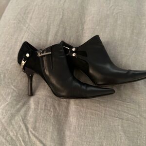 Donald Pliner Couture leather & suede booties